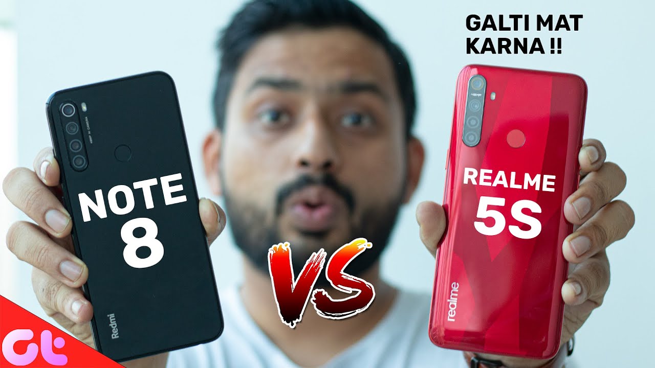Realme 5s vs Redmi Note 8 Full Comparison with Camera and Gaming | GALTI MAT KARNA | GT Hindi
