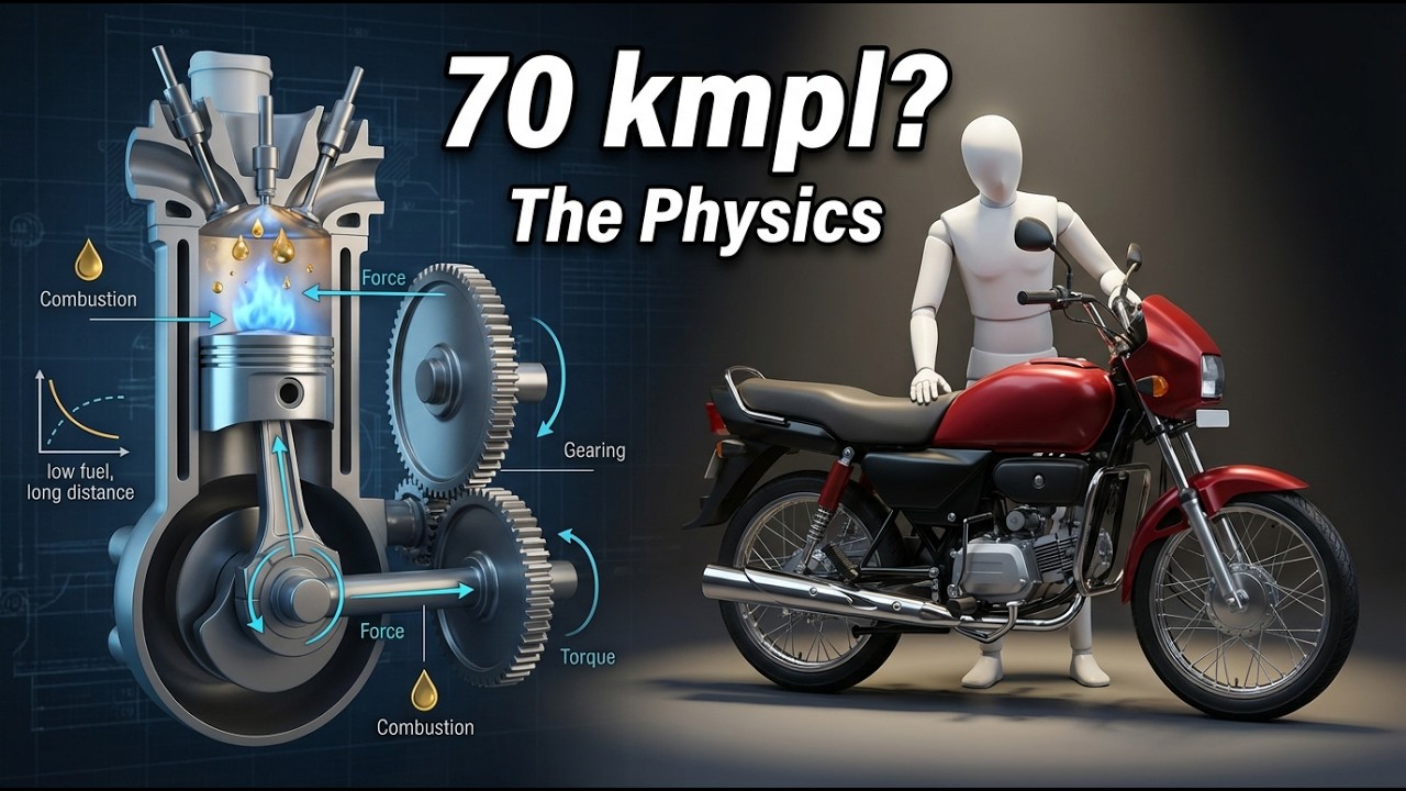 70 kmpl? The Physics of Splendor 🔍🛵