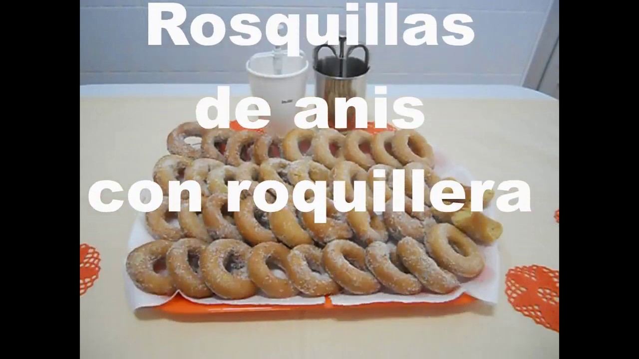 Rosquillas de anis con rosquillera