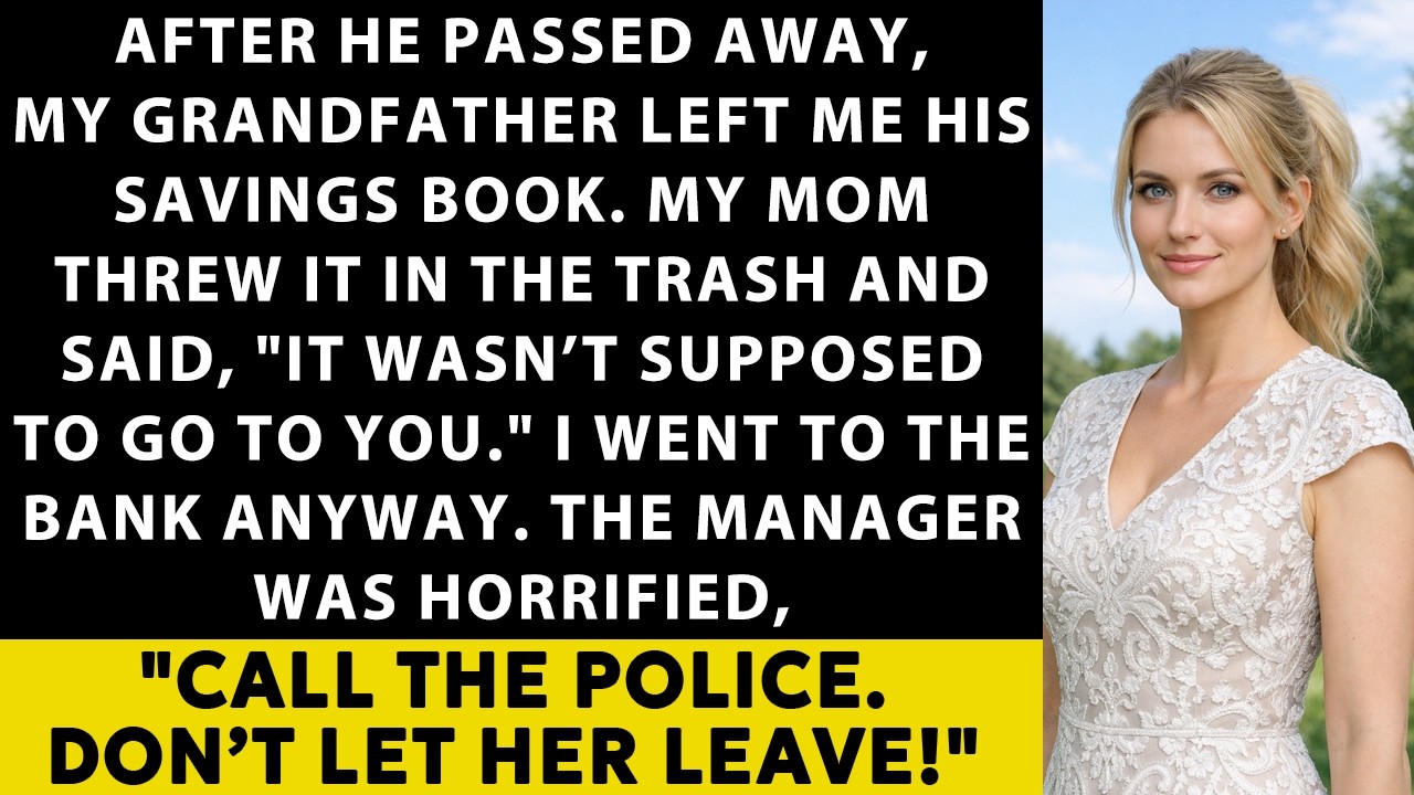 After Passed Away, My Grandpa Left Me His Savings Book—My Mom Threw It In The Trash And Said…