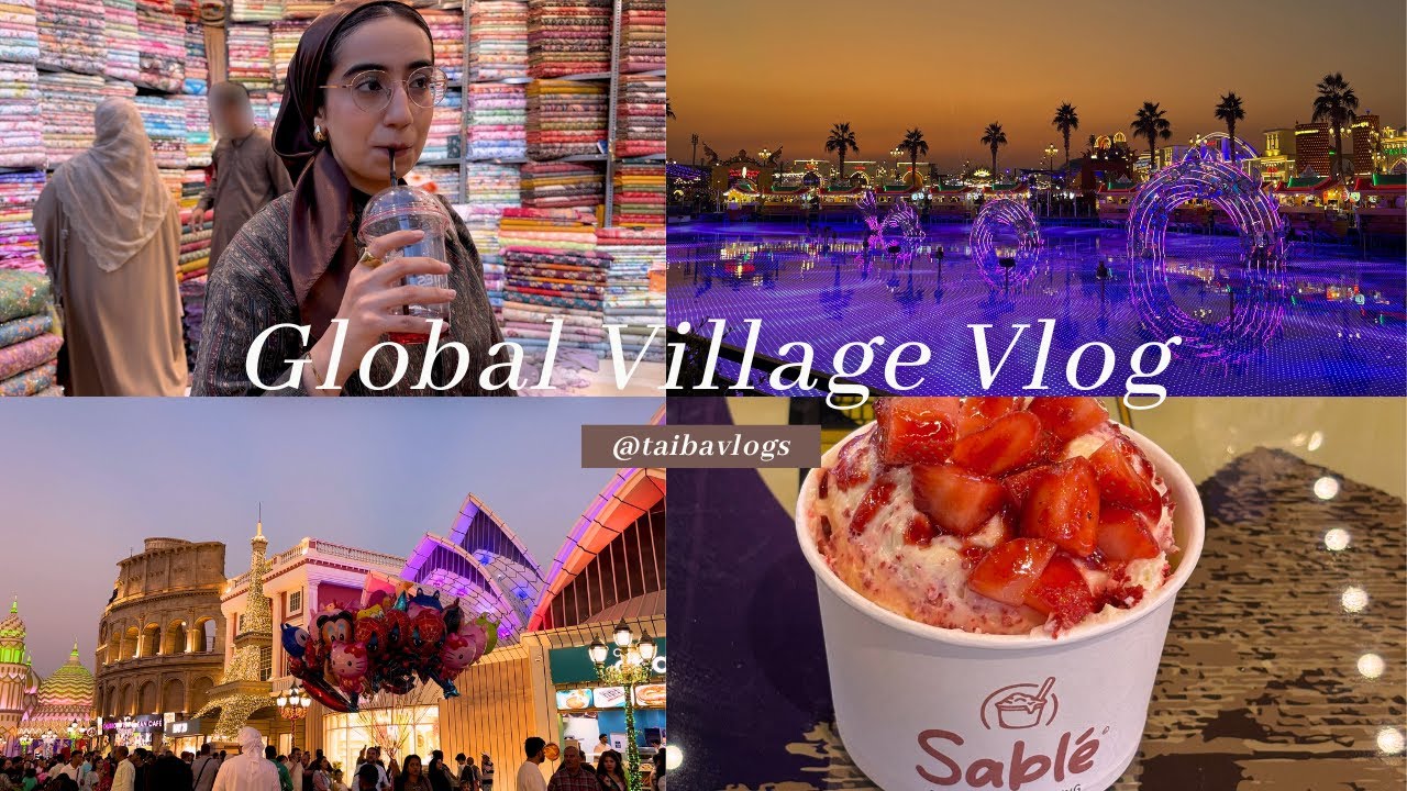 Global Village Dubai 2025 - 2026 Vlog | Food, Shopping & Entertainment