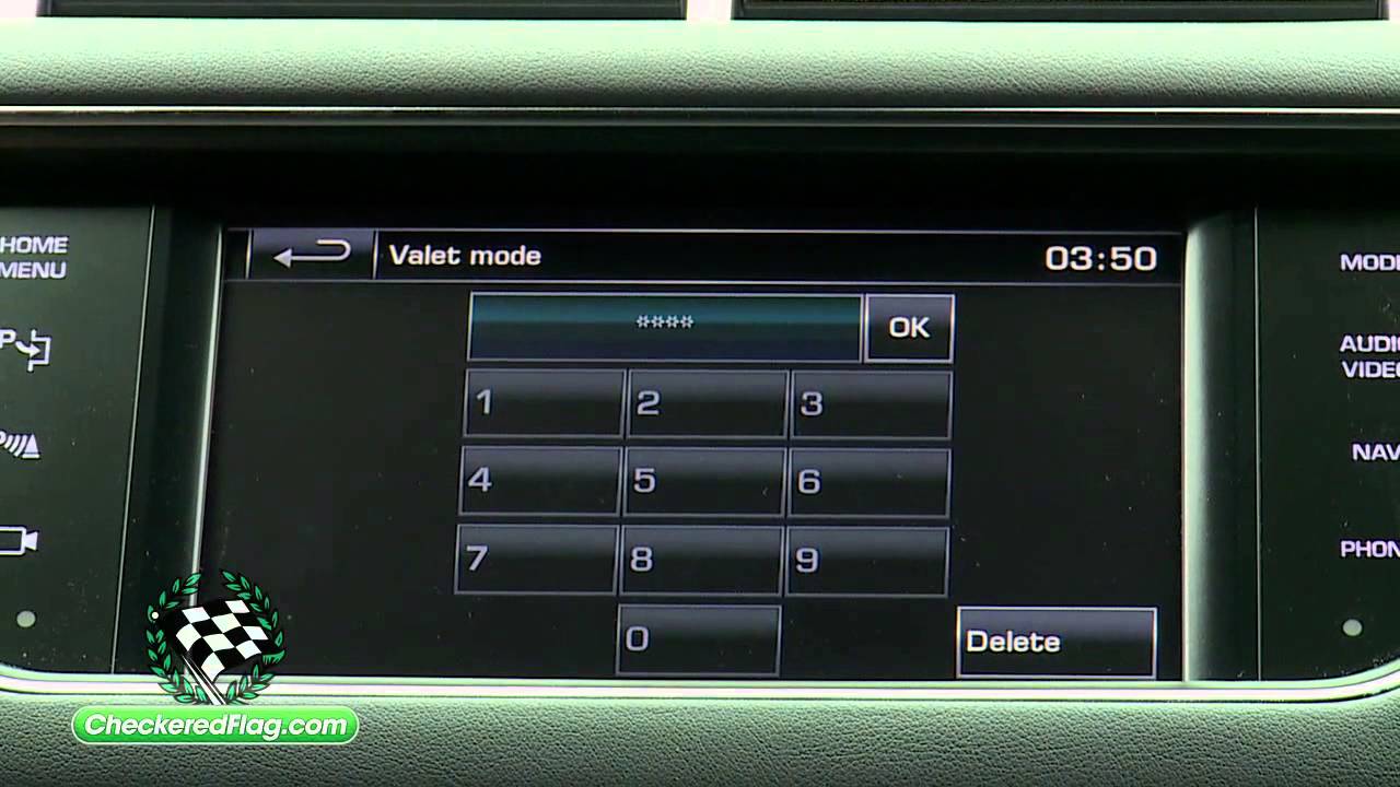 How to Use Valet Mode in Land Rover Range Rover Sport