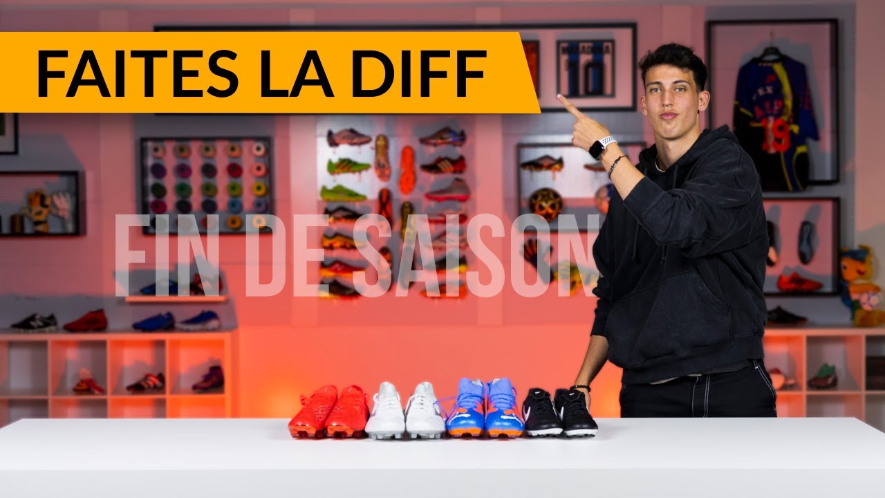 TOP 4 CHAUSSURES de FOOT pour cette fin de SAISON!