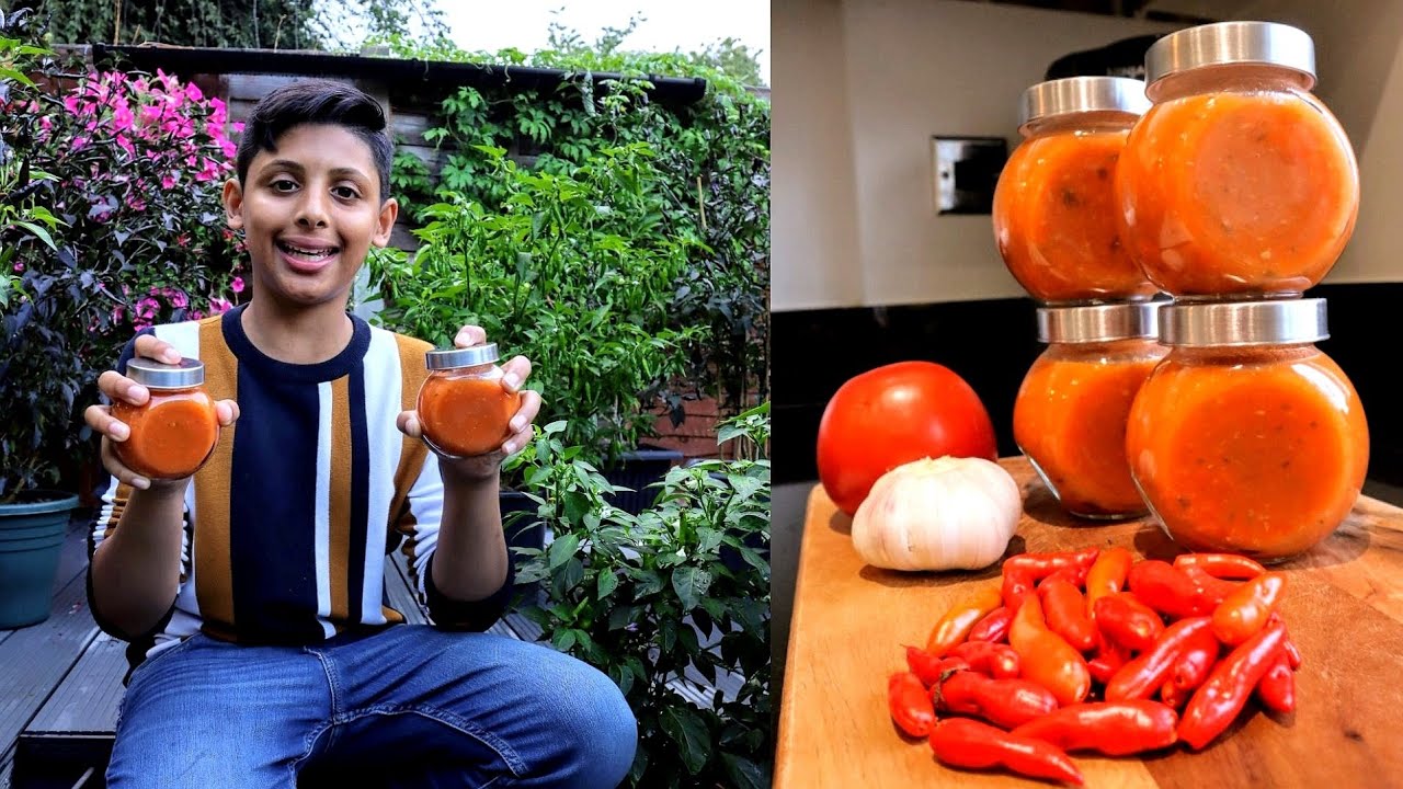 How To Make Chilli Sauce At Home | Grow Harvest Cook