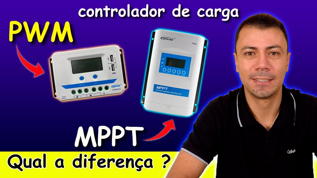 Qual a DIFERENÇA entre CONTROLADOR DE CARGA MPPT e PWM (Descubra)!!!