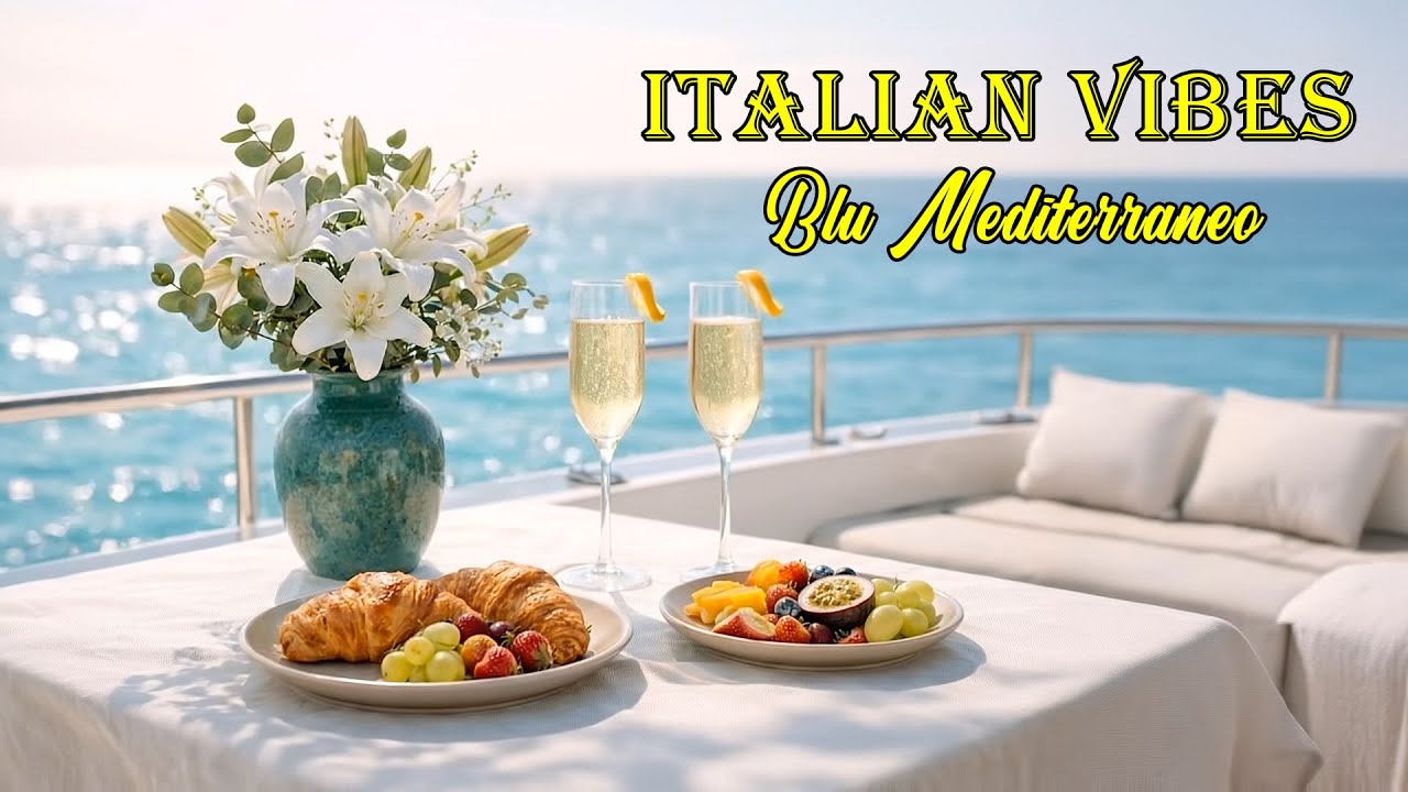 The Best 🇮🇹 Italian Music🎶 Italian Vibes 🎶 1+ Hour Scenic Amalfi Coast & Lake Como Relaxation 4K