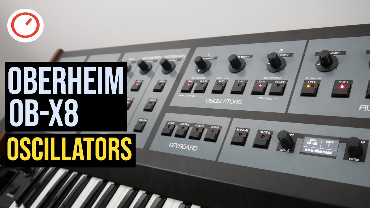 Oberheim OB-X8, let's explore the oscillator modifiers