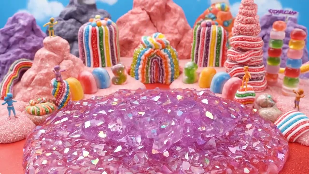 Miniature Train Cake ASMR | Countryside Jelly Delight”
