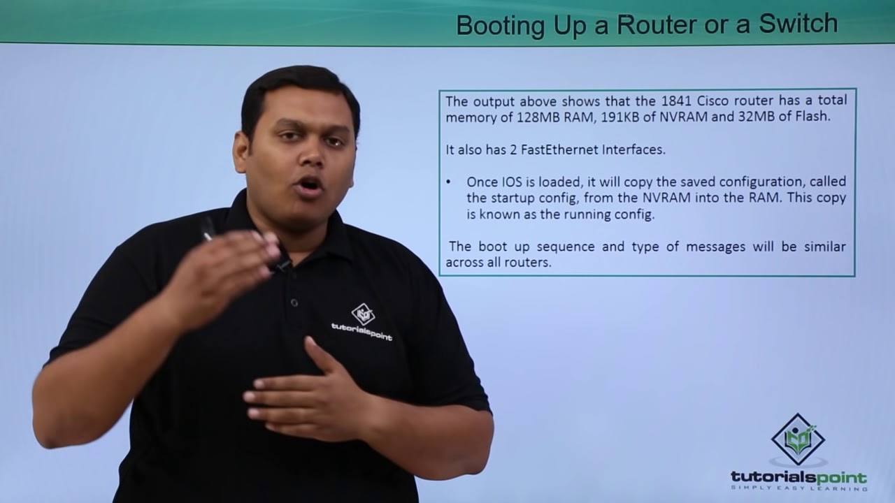 Booting Up a Router or a Switch