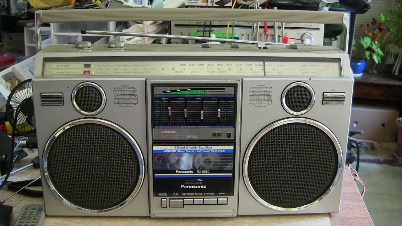 Panasonic RX-5050 Picture How to repair History CD Cassette play August 2022