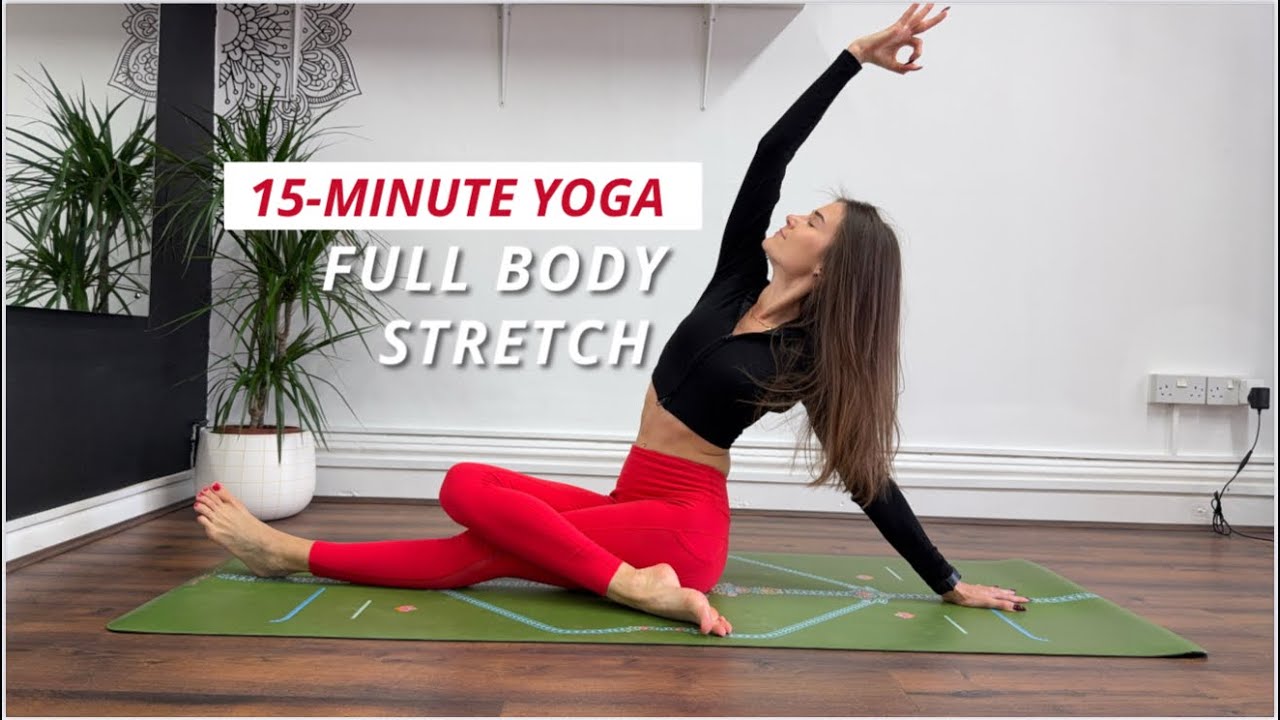 15-Min Full Body Stretch | Daily Yoga for Flexibility & Relaxation