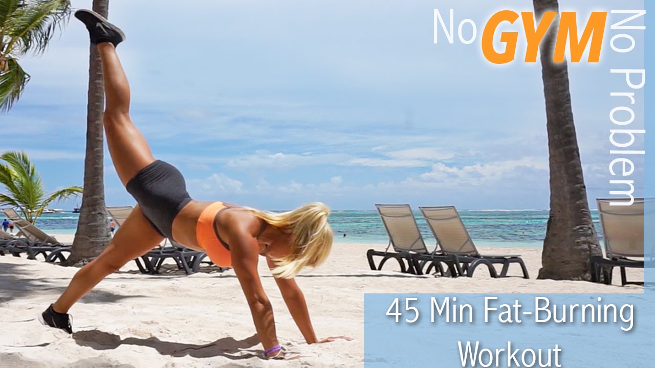 Beach Workout | No Equipment Needed Part 2