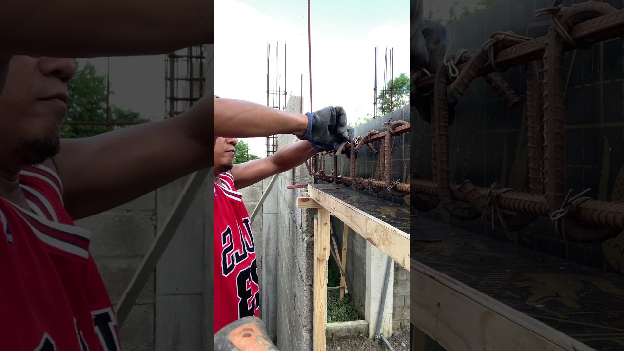 lintel beam #construction #diy #concrete #work #shorts