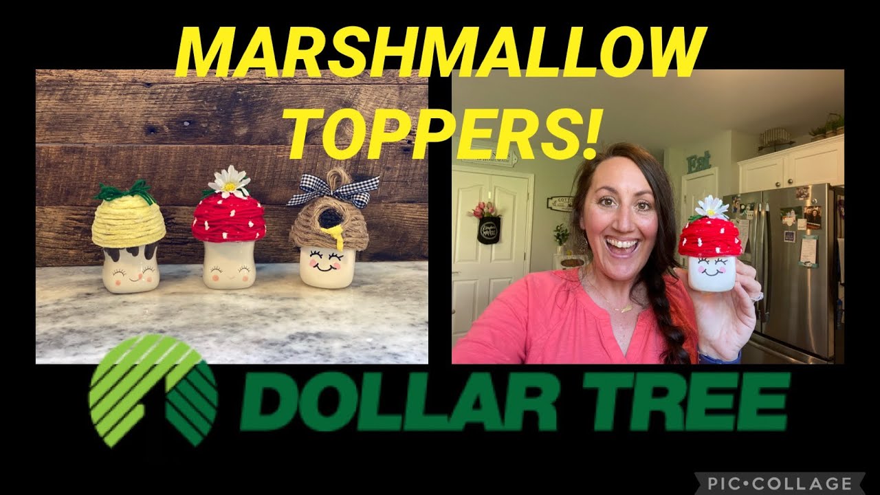MARSHMALLOW TOPPERS! 🐝🍓🍋 | DOLLAR TREE DIY | TIER TRAY DECOR