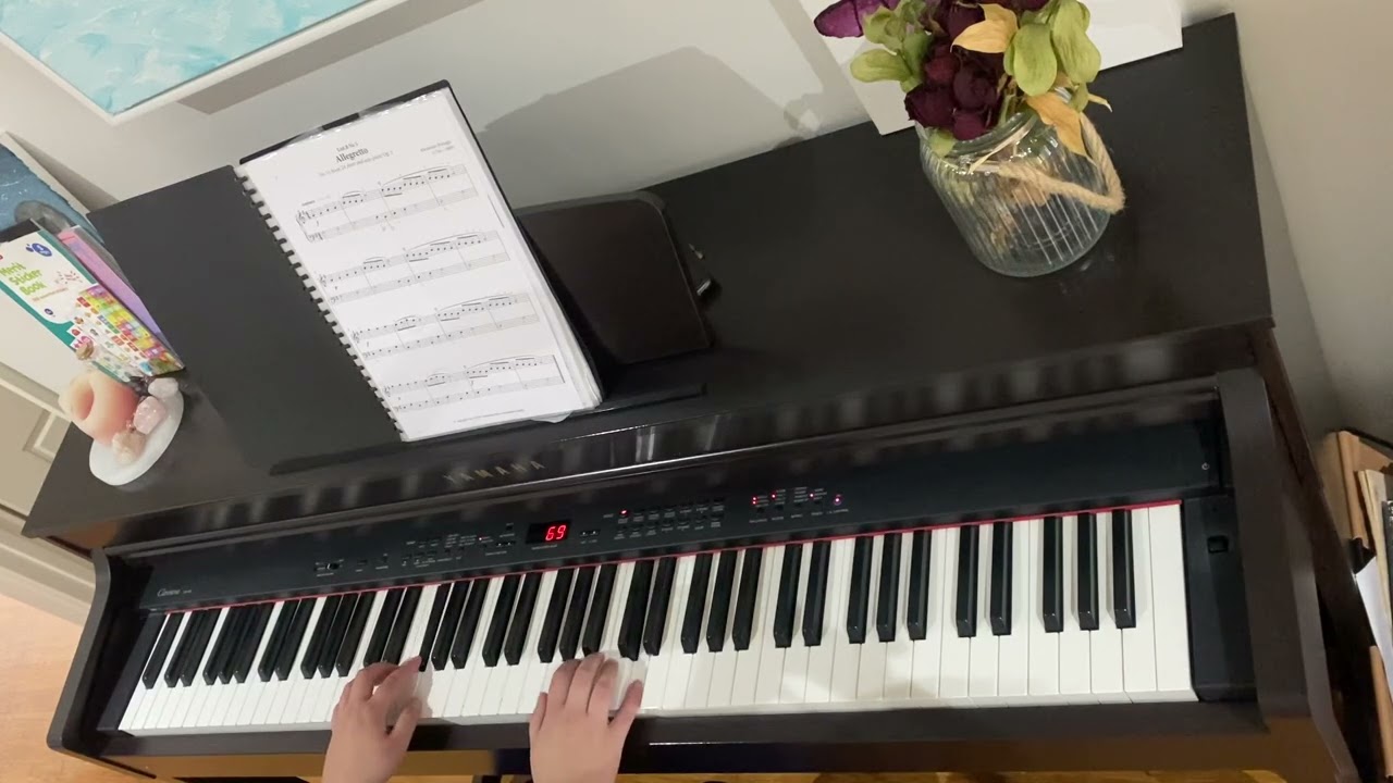 Allegretto - Alexander Reinagle (from 24 short and easy pieces)