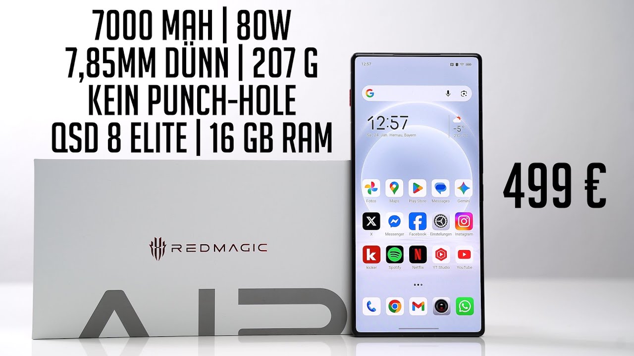 Dieses 499€ Smartphone ist unglaublich: REDMAGIC 11 Air Unboxing & Eindrücke nach 24h (Deutsch)