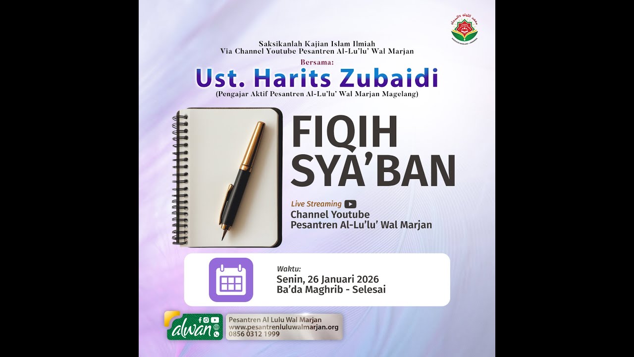 Fiqih Sya'ban - Ustadz Harits Zubaidi