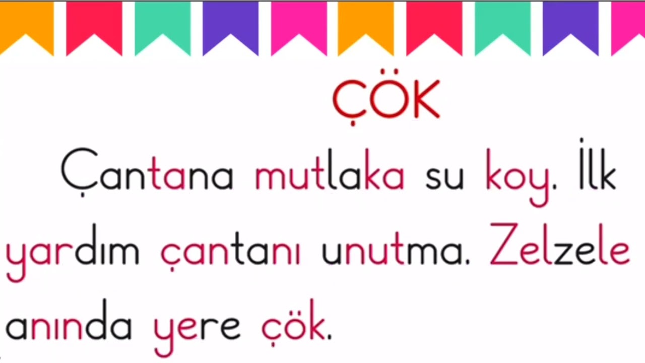 &ccedil; sesi metin okuma-kolay okuma-hızlı okuma-yeni m&uuml;fredat-&ccedil; sesini &ouml;ğreniyorum-&ccedil; sesi okuma metinleri