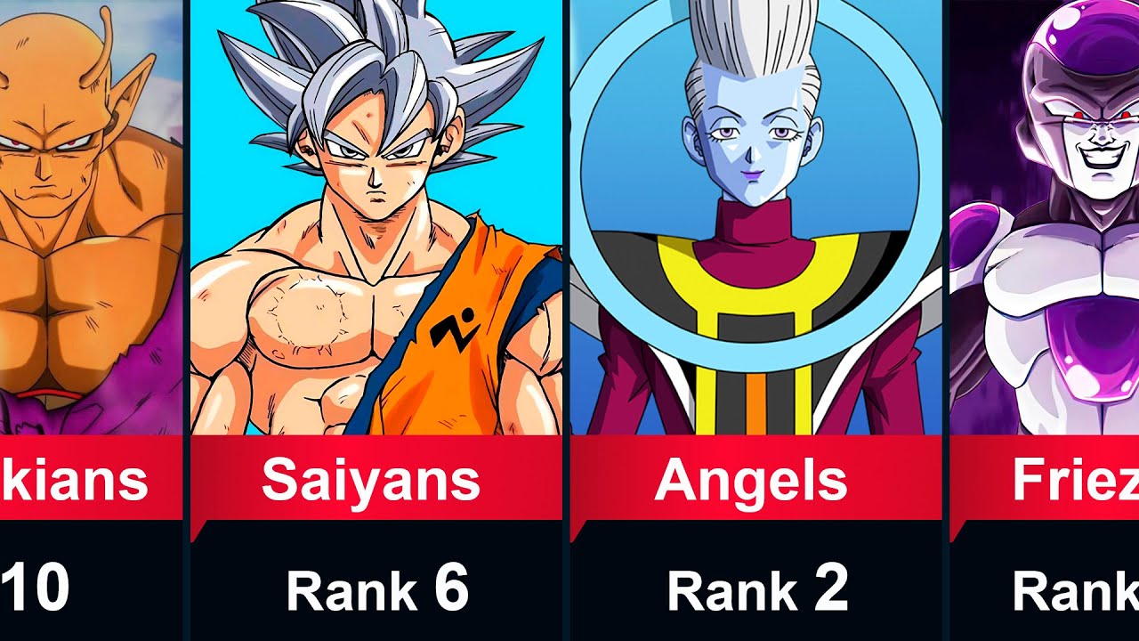 Dragon Ball Races RANKED From Weakest to Most POWERFUL!