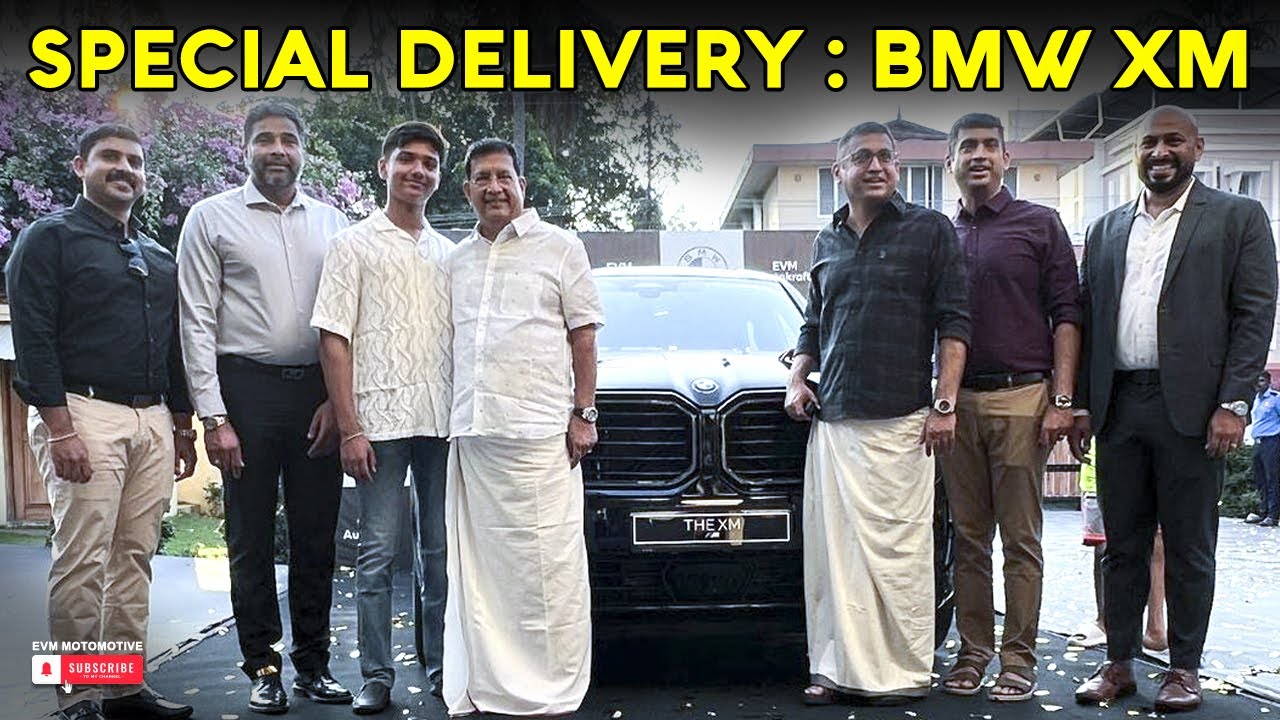 Congratulations to Mr. T P Seetharaman, Managing Director of Kalyan Silks on his new BMW XM