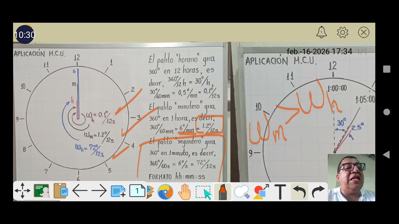 Grado10 IESJ2026 16feb2026 RLasprilla Física. Aplicación MCU Reloj Analógico 