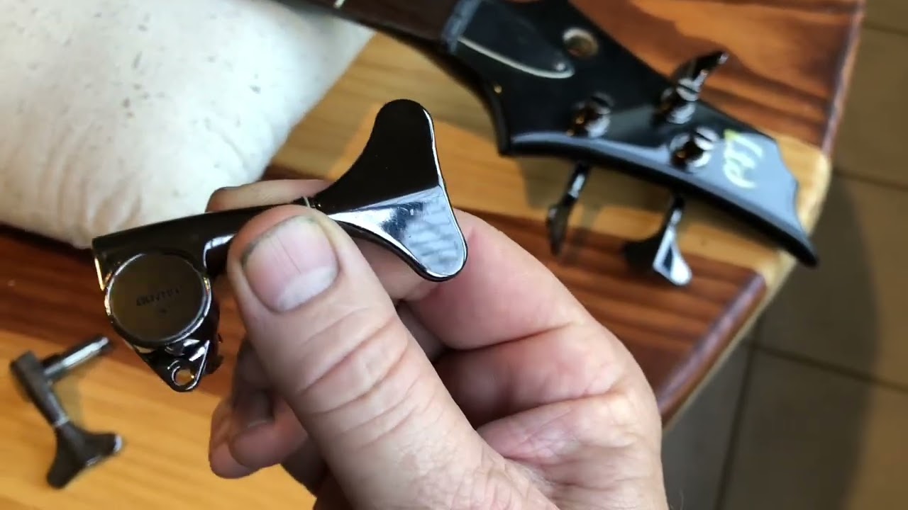 Grover to Gotoh bass machine heads