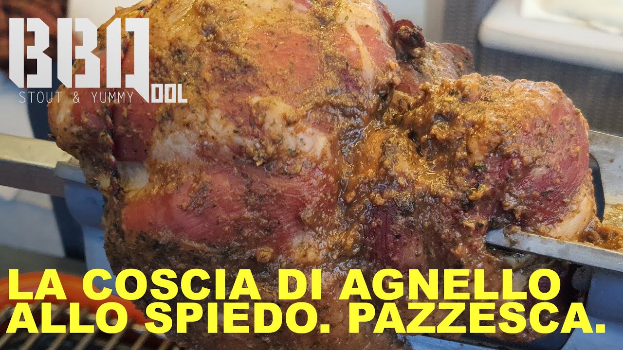 Una coscia di agnello allo spiedo. Una sola domanda: perché non l'ho fatta prima?