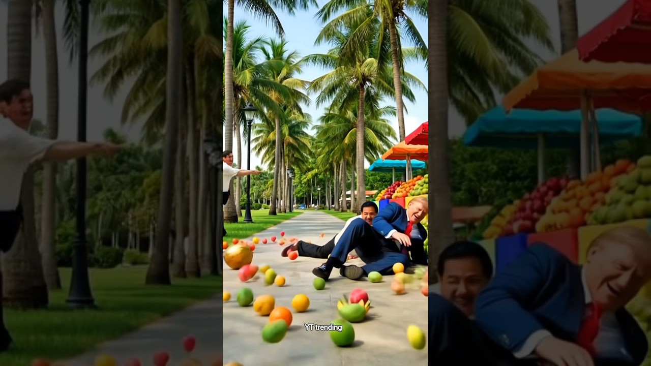 Donald Trump vs Anwar Ibrahim Funny Chase 😂