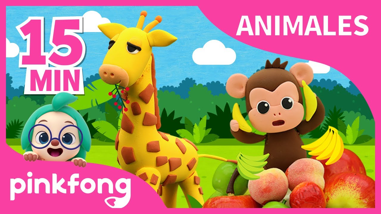 Los Animales de la Jungla | Plastilina | Animales | +Recopilación | Pinkfong Canciones Infantiles