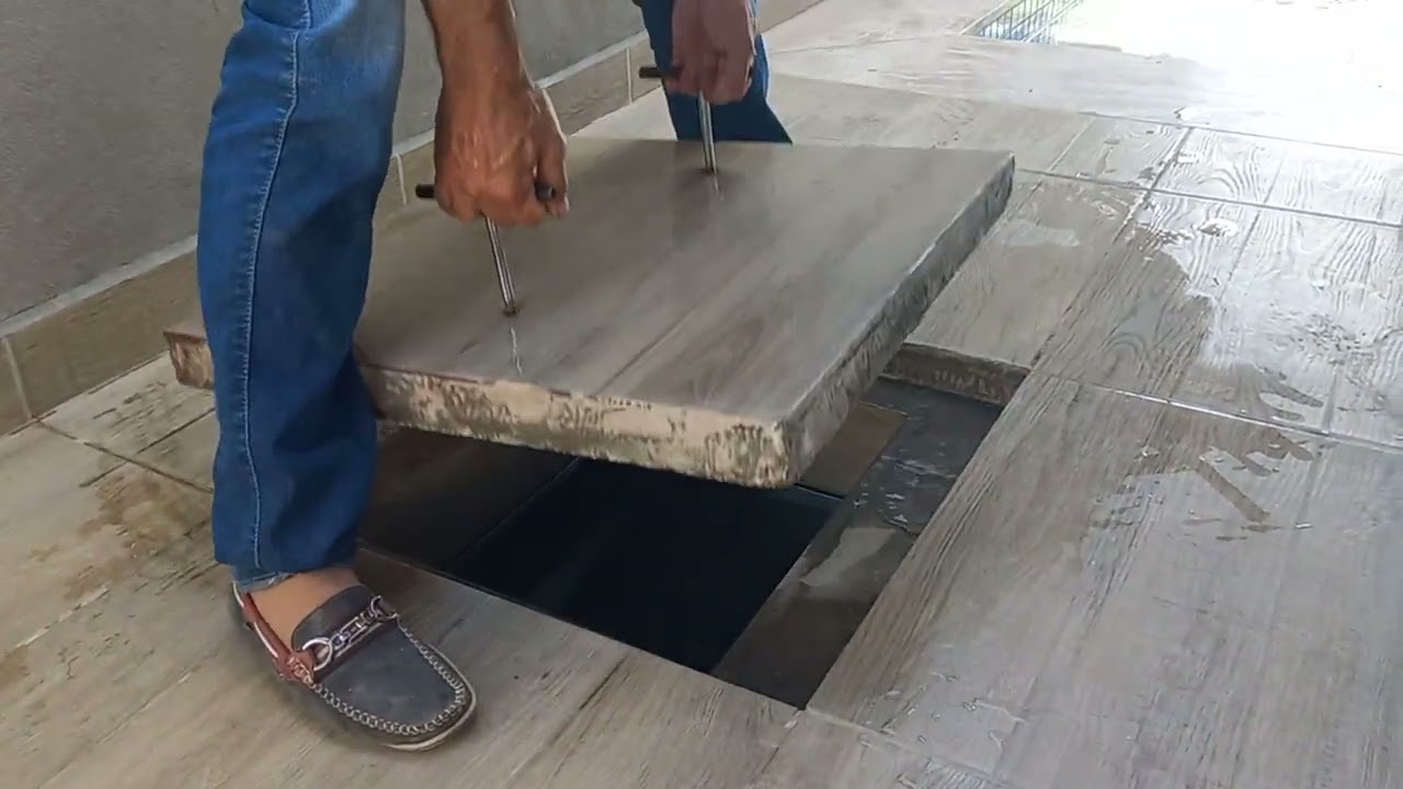 ideia para tampa de concreto incrível