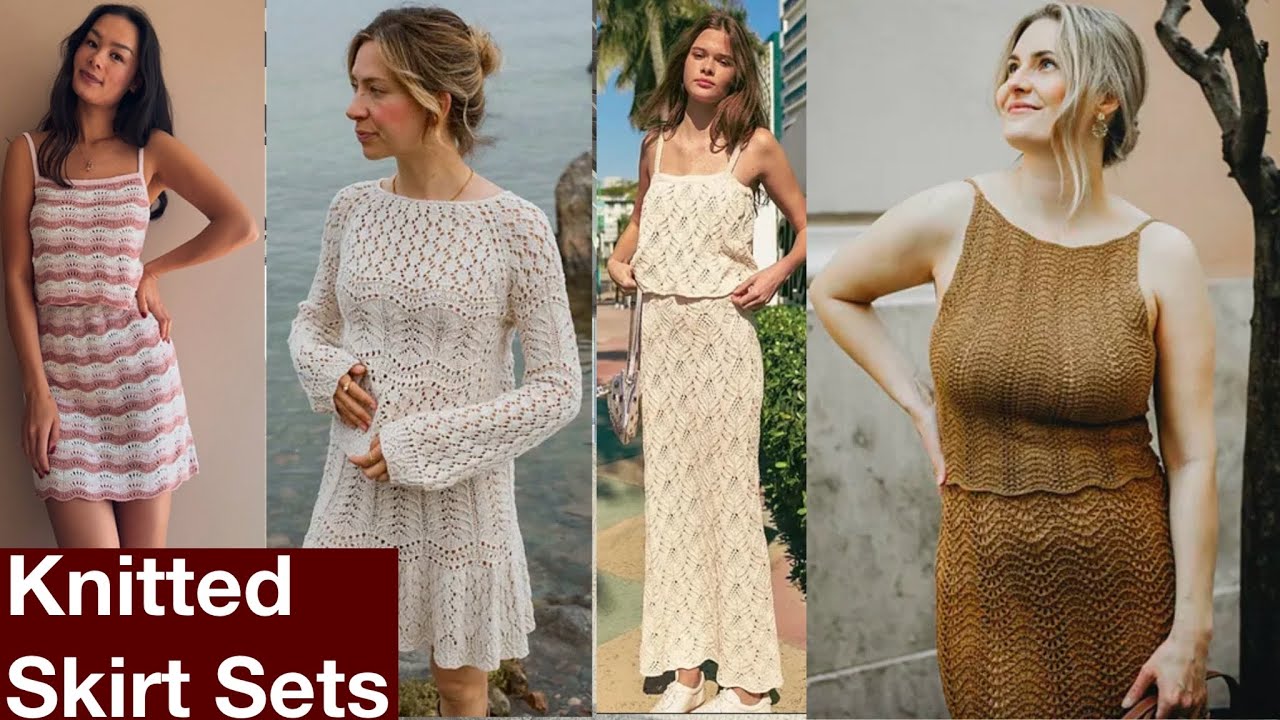 Knitted Skirt Sets - Inspiration and a new cast on - 4 Summer and 3 Winter - Mostly Knitting Podcast