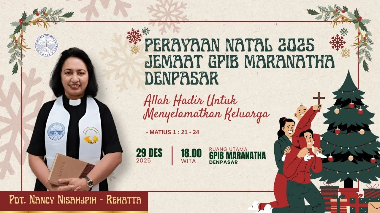 Perayaan Natal 2025 Jemaat GPIB Maranatha Denpasar