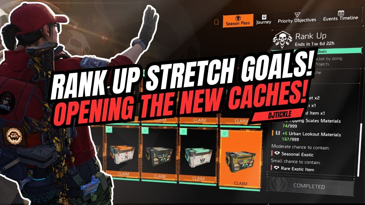 OPENING THE NEW STRETCH GOALS CACHES! #TheDivision2