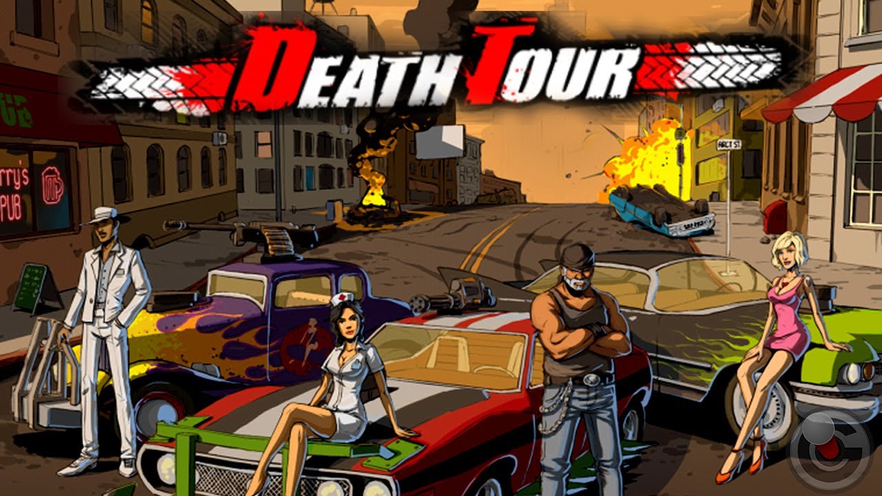 Death Tour - Racing Action Game with Awesome Classic Cars and Epic Guns - iPhone/iPad Gameplay