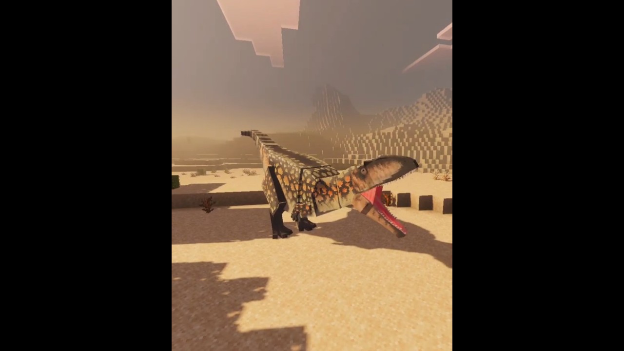 BEST DINOSAUR ADDON | MINECRAFT BEDROCK 1.21+ #tanker2010#minecraft #dinosaurs #dinosaur #addon