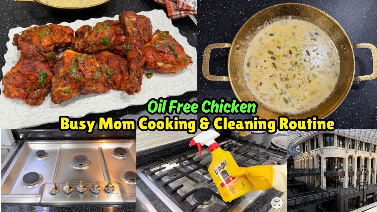 Stove Cleaning Like a Pro | Oil Free Chatkhara Chicken | School Fun Trip | Busy Day Routine 