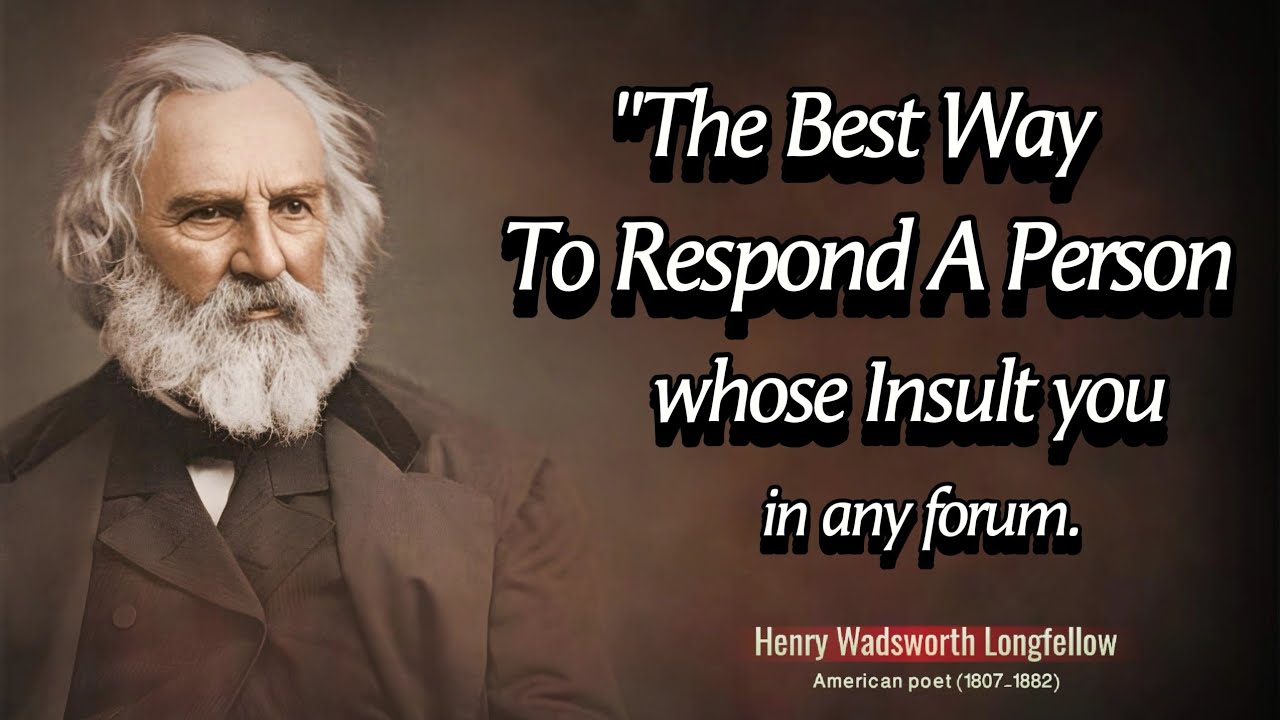 Henry Wadsworth Longfellow: Quotes from America's Beloved Poet || Inspiration from the Past