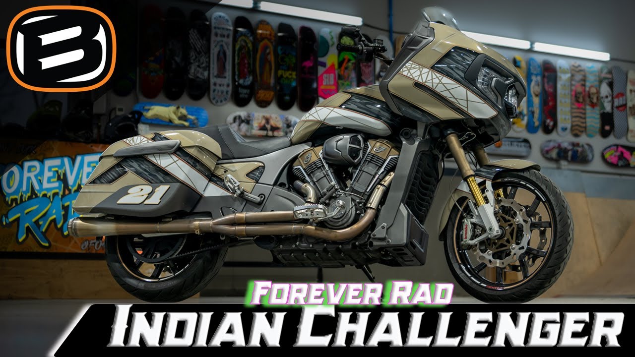 Indian Challenger! Forever Rad aka Kyle Bertsch and his Performance Bagger