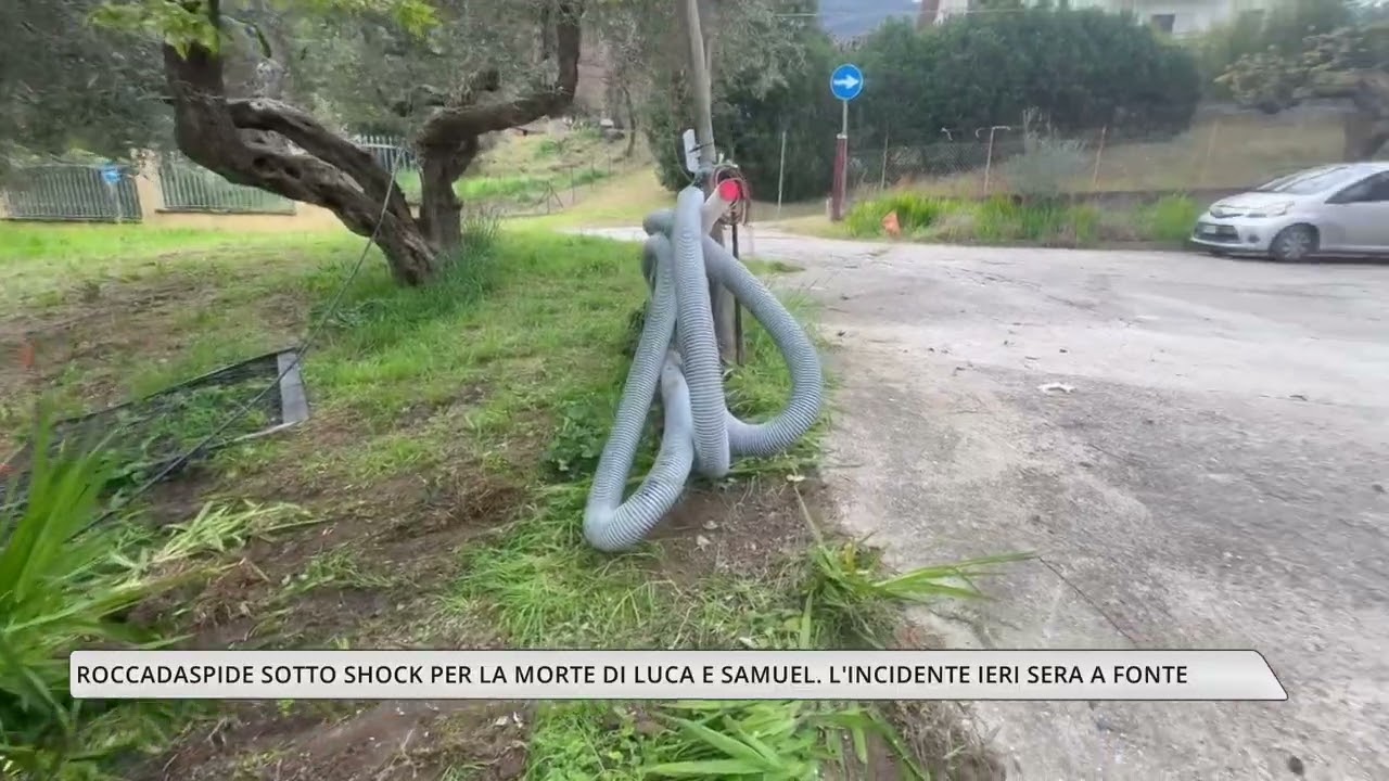 Incidente a Roccadaspide sotto shock per la morte di Luca e Samuel