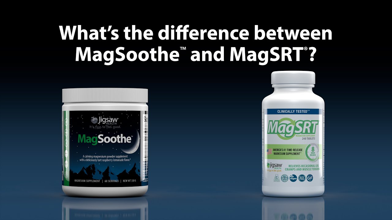 What's the difference between MagSoothe&trade; and MagSRT&reg;?