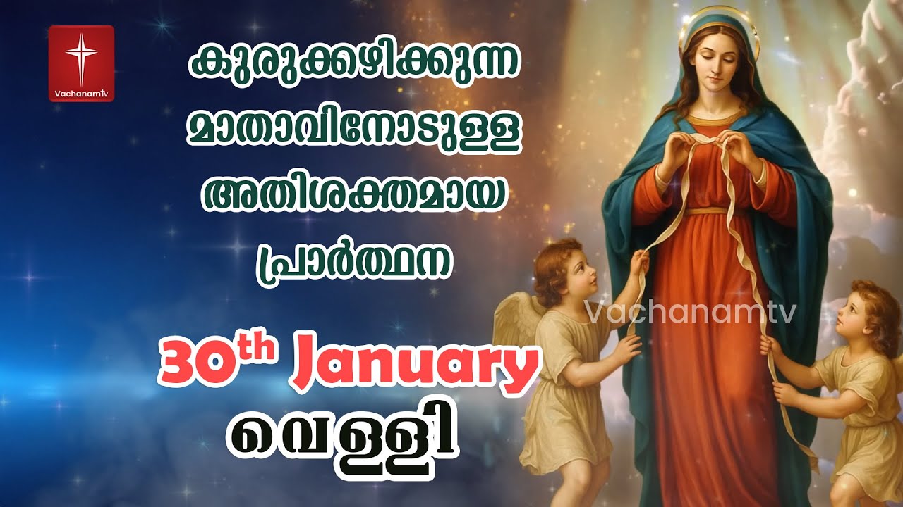 🔴 LIVE  30 Jan 2026 | കുരുക്കഴിക്കുന്ന മാതാവിന്റെ അതിശക്തമായ പ്രാർത്ഥന 33 തവണ 33 ദിവസം ചൊല്ലുക #live