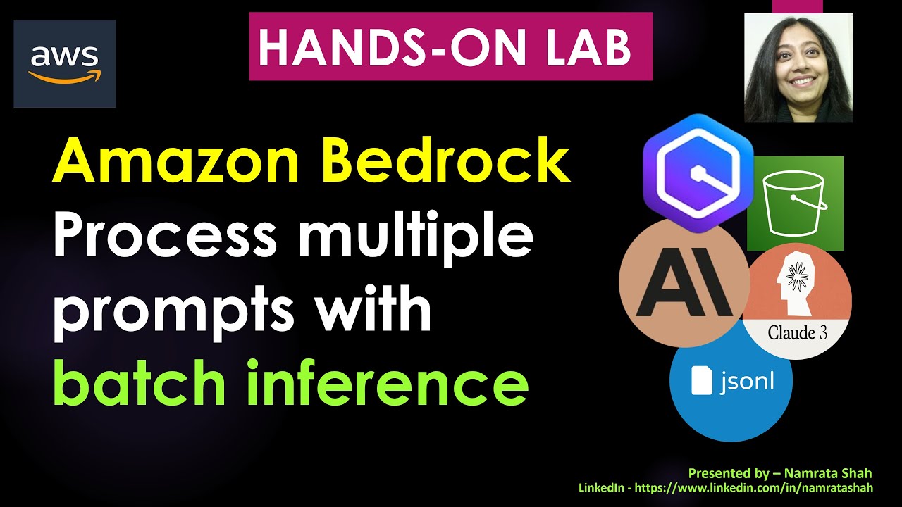 Hands on lab - Amazon Bedrock Process multiple prompts using Batch Inference