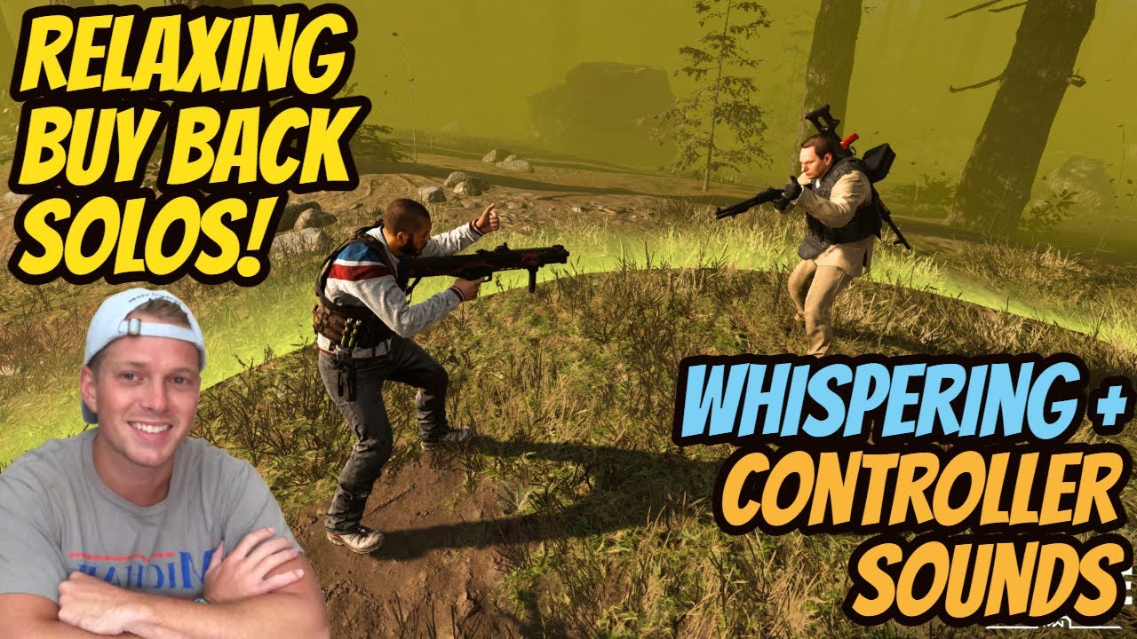 ASMR Gaming: COD Warzone | Relaxing Buy Back Solos! - Whispering & Controller Sounds