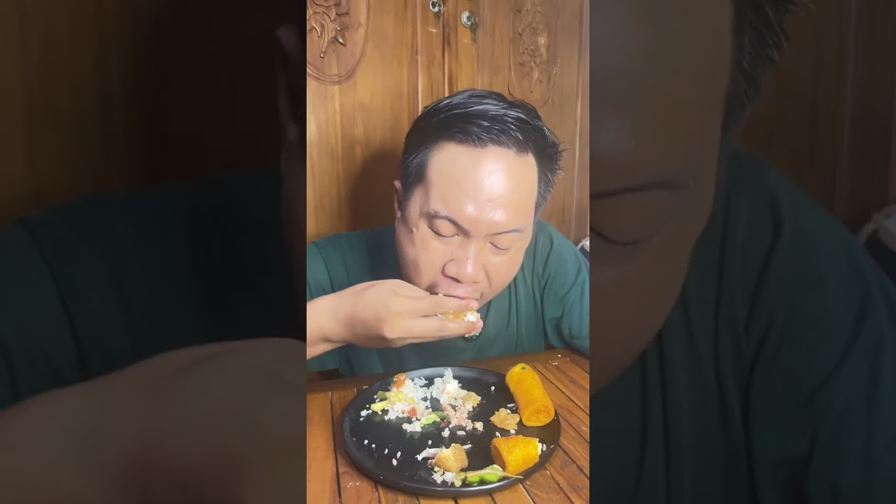 Mukbang Nasi Ikan + Sayur Tumis + Lalapan