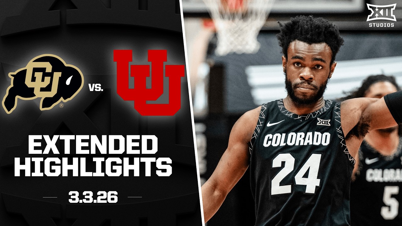 Colorado vs. Utah Extended Highlights | 2025-26 Big 12 Men's Basketball