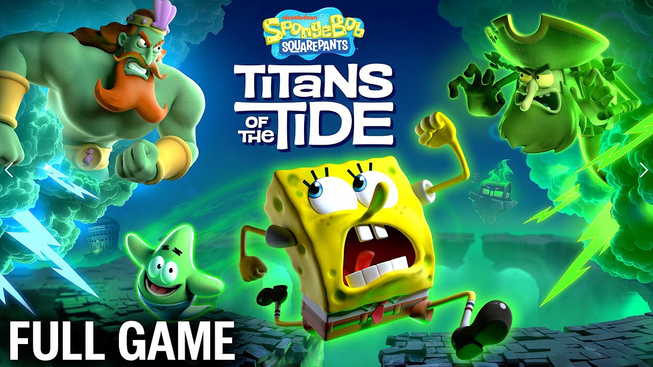 SpongeBob SquarePants: Titans of the Tide  - Walkthrough FULL GAME (No Commentary) [4K 60FPS]