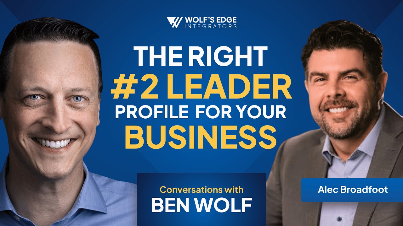 The 3 Types of #2 Leaders: Operational, Conductor, Executive (with Alec Broadfoot
