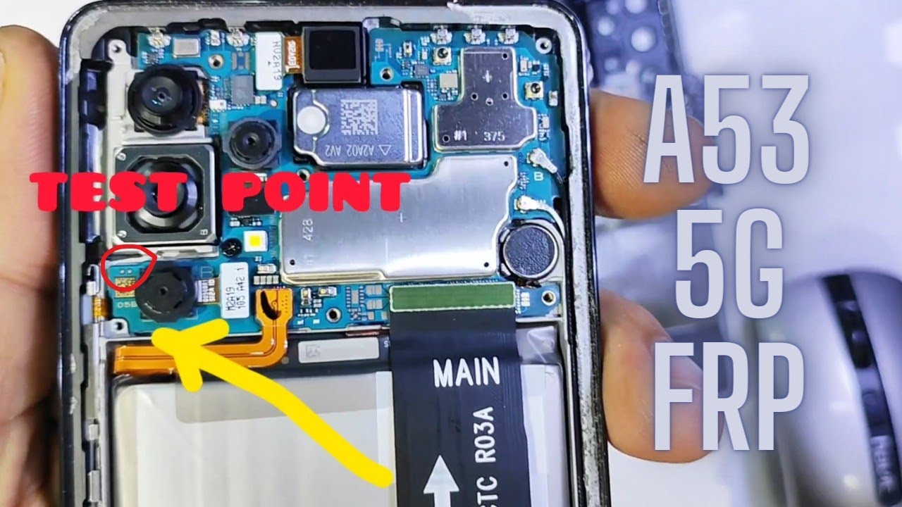 Samsung A53 5G a536e test point frp bypass chimera tool