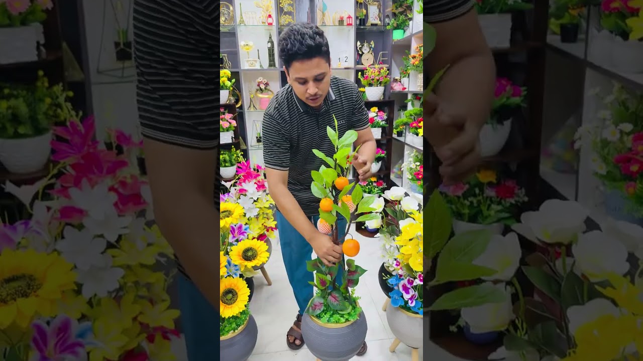 Rose Tree Artificial plants. সাঁজঘর 121  #shortvideo  #viralvideo  #foryou  #shorts