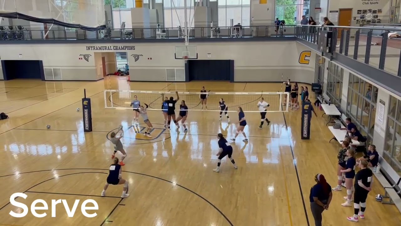 Serving, hitting and shot work, some hustle fun plays @ UTC